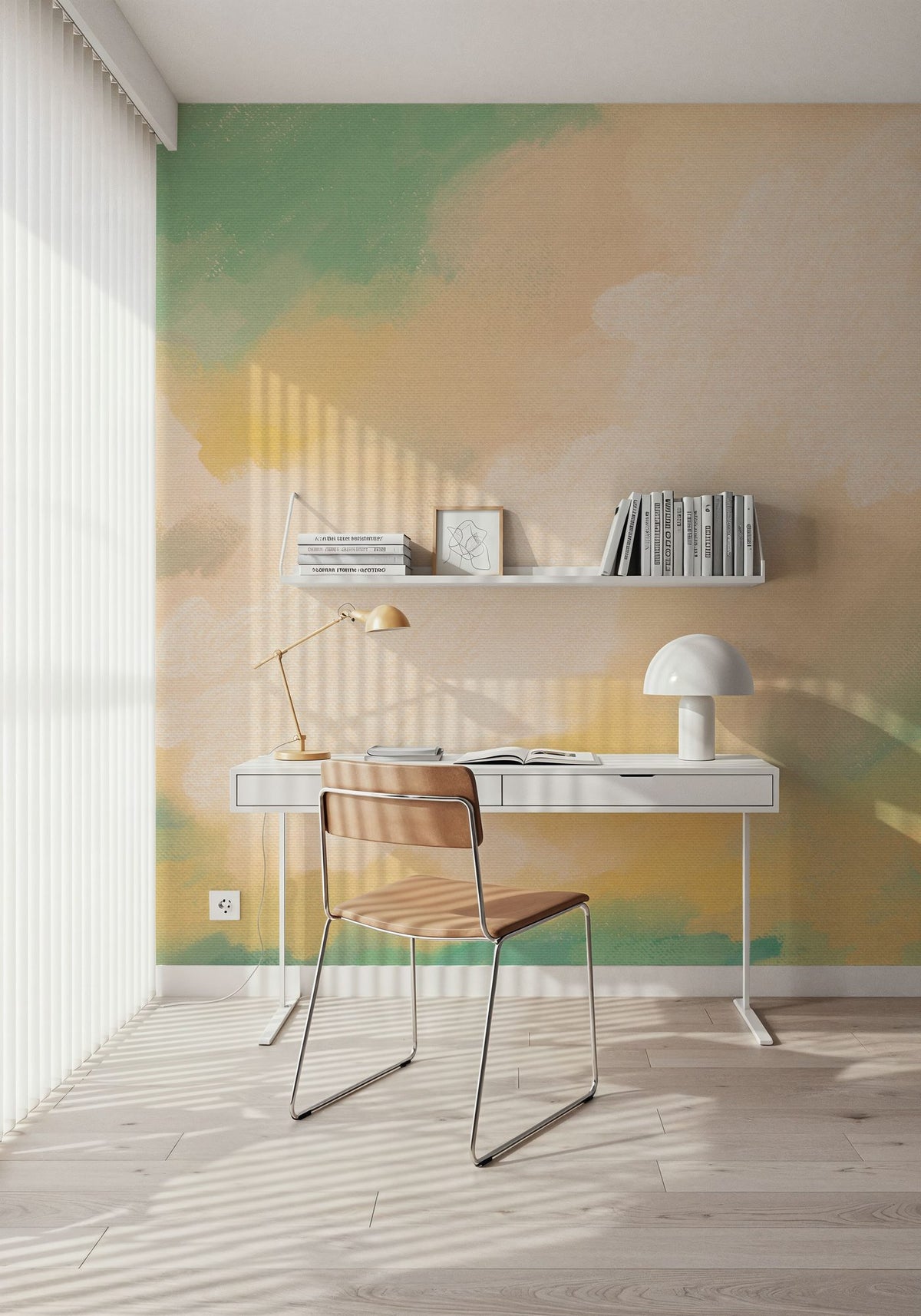 Clouds Shading Mural Wallpaper - room preview 05