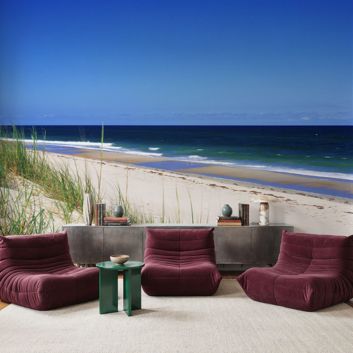 Coastal Dune Serenity Mural Wallpaper - room preview 05