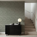 Woodland Waves Gray Mural Wallpaper - room preview 05
