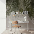 Home Grown Palms Mural Wallpaper - Neutral Tone - room preview 05