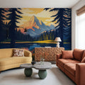Travel Banff in Fall Mural Wallpaper - room preview 05