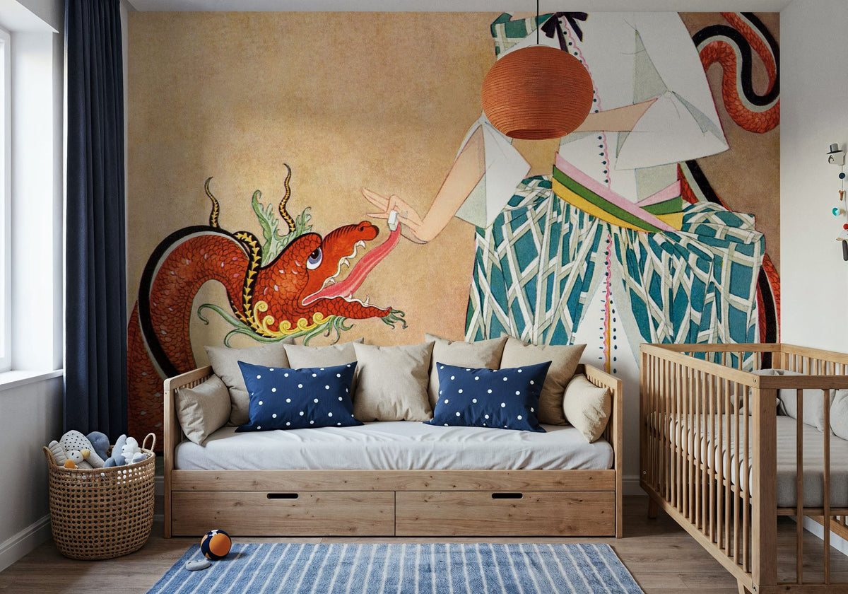 Vintage Fashion Cover IX Mural Wallpaper - room preview 05
