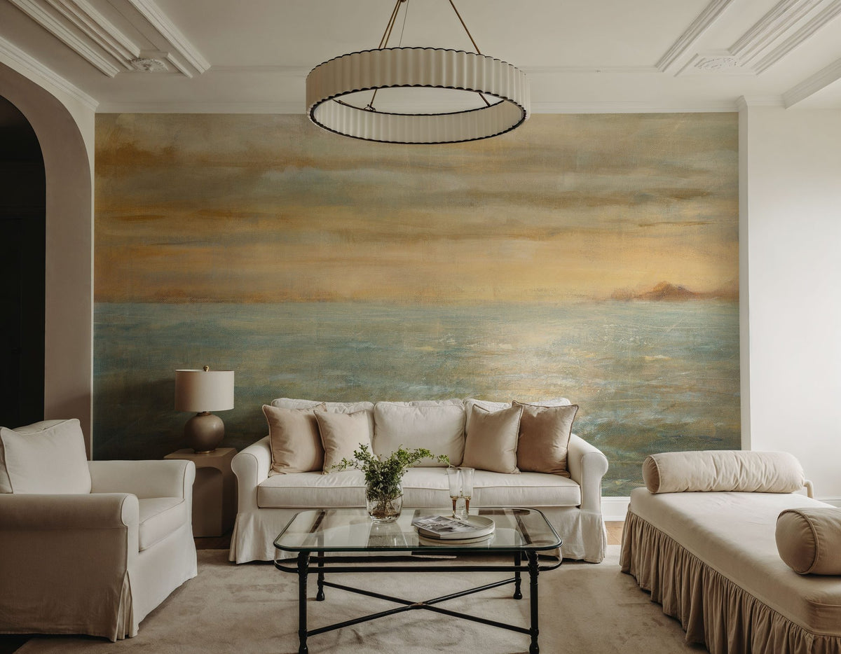 Serene Sea Mural Wallpaper - room preview 05
