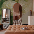 Cottage Hydrangeas in White Mural Wallpaper - room preview 05