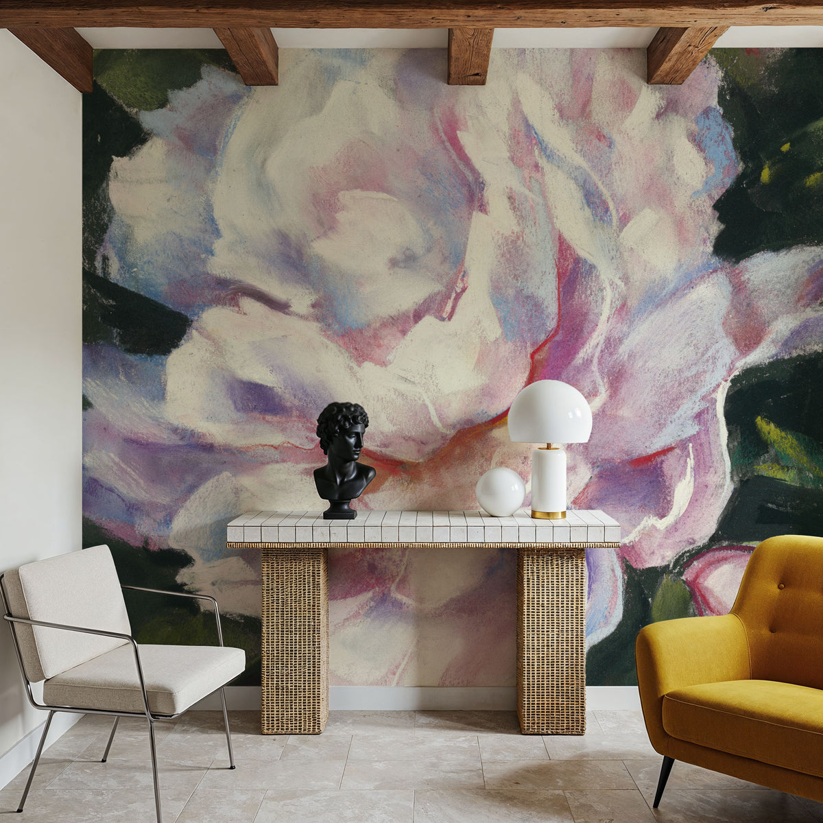 Peony III Mural Wallpaper - room preview 05