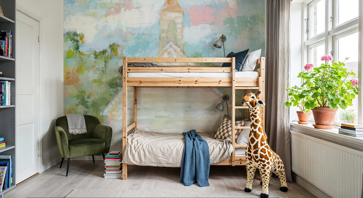 Little White Church Mural Wallpaper - room preview 05