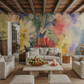 Blended Blossom Mural Wallpaper - room preview 05