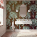 Elephant Ear Tree, Brown Mural Wallpaper - room preview 05