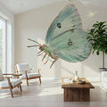 Honeybloom Butterfly IV Mural Wallpaper - room preview 05