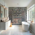 Art Deco Floral Wall Mural Wallpaper - room preview 05