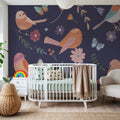 Royal Birds Mural Wallpaper - room preview 05