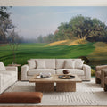 Misty Fairway Serenity Mural Wallpaper - room preview 05