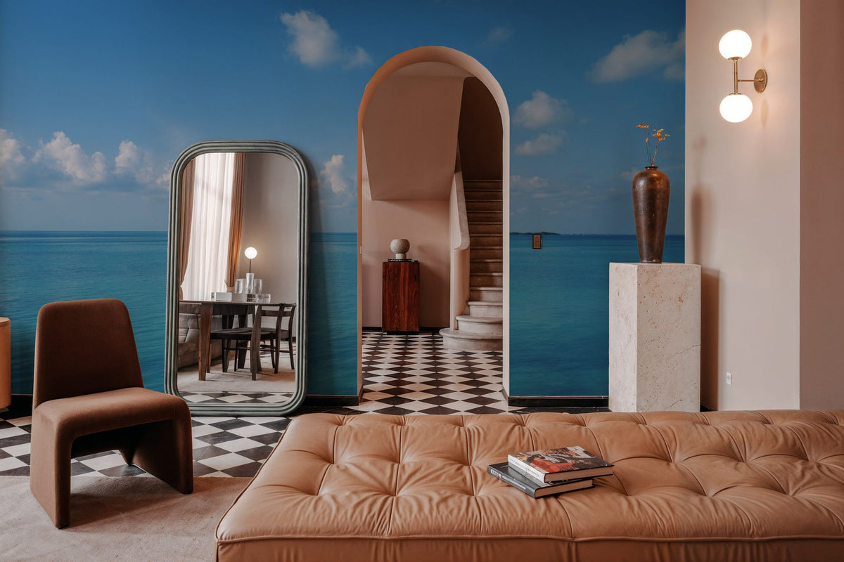 Serene Horizon Mural Wallpaper - room preview 05