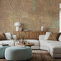 Map of Cincinnati Mural Wallpaper - room preview 05