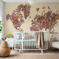 Harvest Garden World Mural Wallpaper - room preview 05