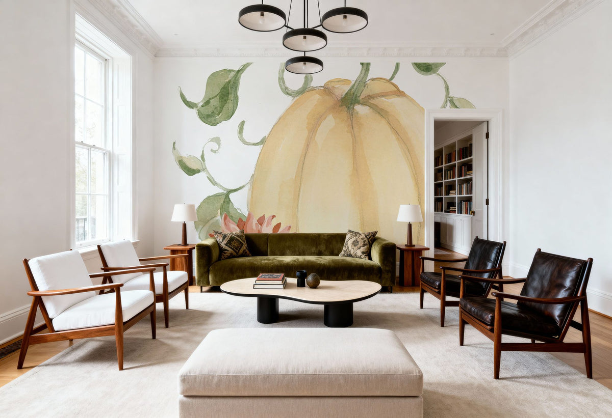 Fall Cottage Garden VI Mural Wallpaper - room preview 05