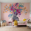 Fun Florals II Mural Wallpaper - room preview 05
