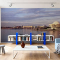 Cherry Blossom Monuments Mural Wallpaper - room preview 05