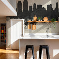 San Diego California Skyline Concrete Mural Wallpaper - room preview 05