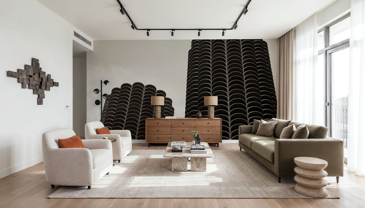Chicago Skyline Marina City II Mural Wallpaper - room preview 05
