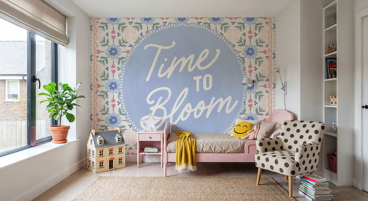 Blooming Spring IV Mural Wallpaper - room preview 05