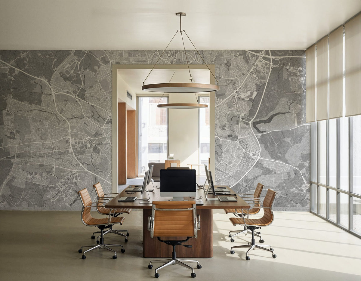 Coventry Grey Mural Wallpaper - room preview 05