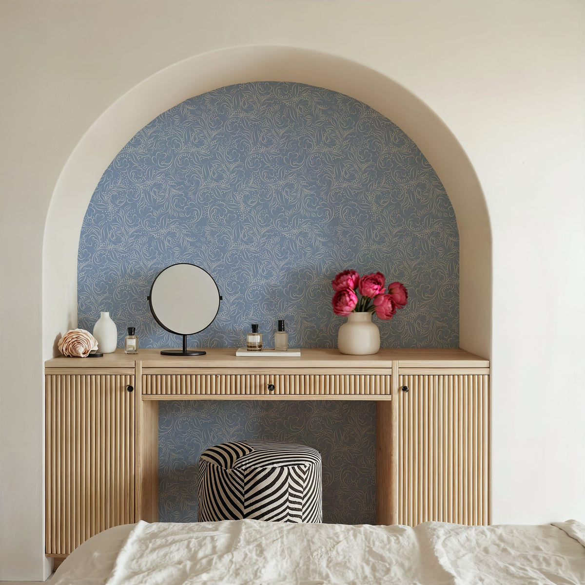 Catch the Breeze, Sky Blue Mural Wallpaper - room preview 05