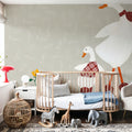 Ducks in the Pumpkin Patch IX Mural Wallpaper - room preview 05