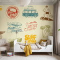 Surf Club Mural Wallpaper - room preview 05