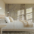 Winter Birch Forest Mural Wallpaper - room preview 05