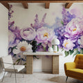 Peony Melody Bright Mural Wallpaper - room preview 05