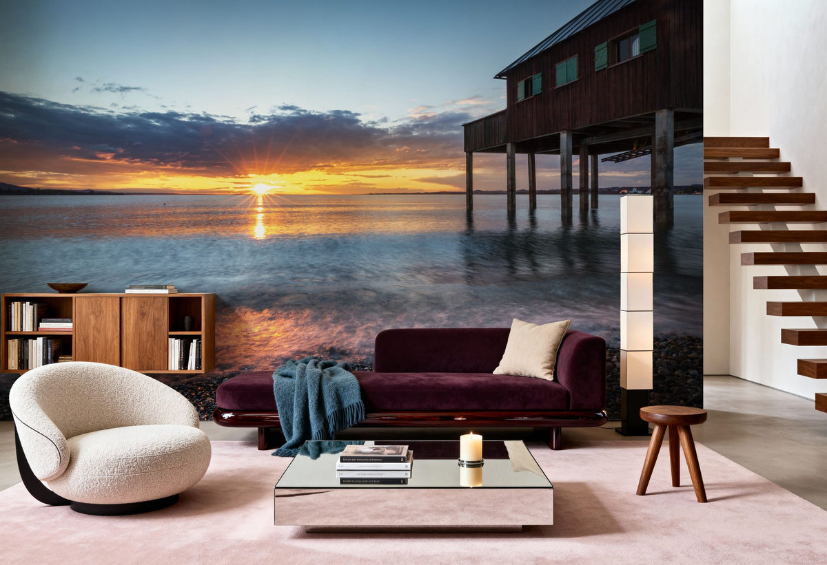 Lake of Constance Mural Wallpaper - room preview 05