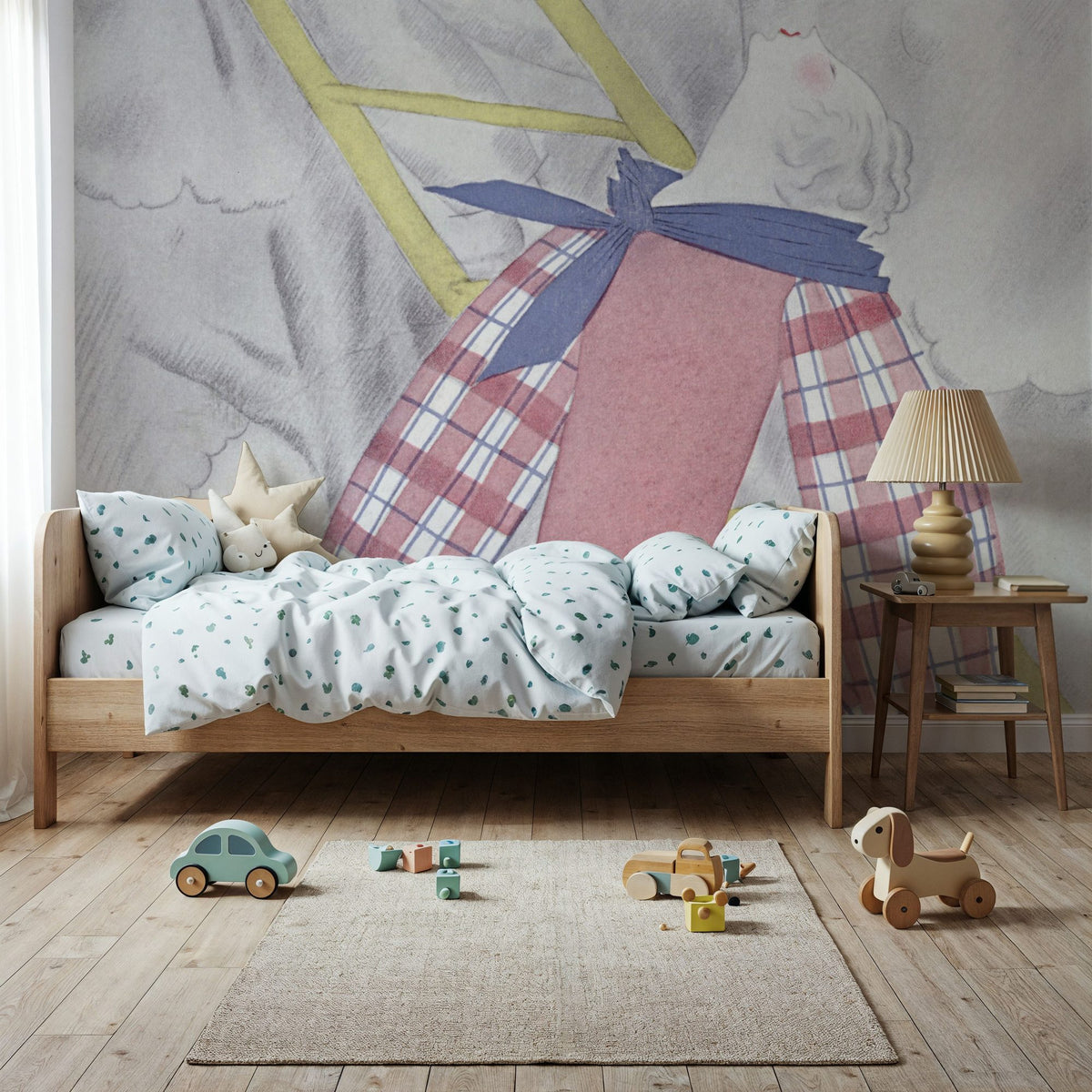 Vintage Fashion Cover X Mural Wallpaper - room preview 05