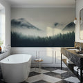 Winter Mountain View Mural Wallpaper - room preview 05