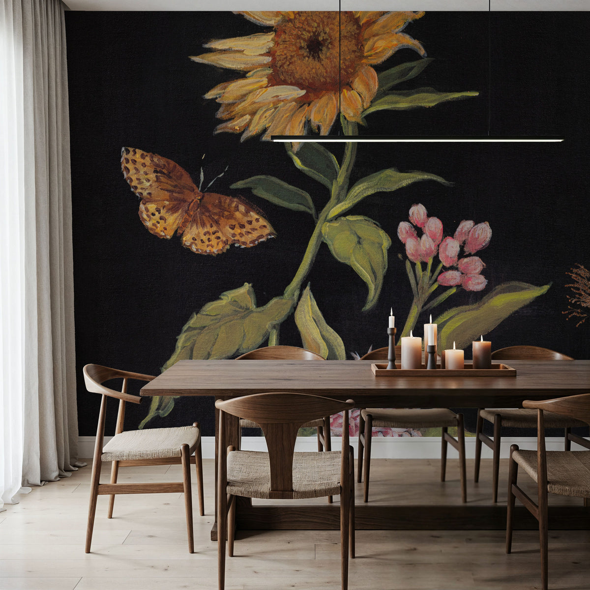 Botanical Beauty III Mural Wallpaper - room preview 05
