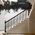 Tewkesbury England Skyline Blck & White Mural Wallpaper - room preview 05