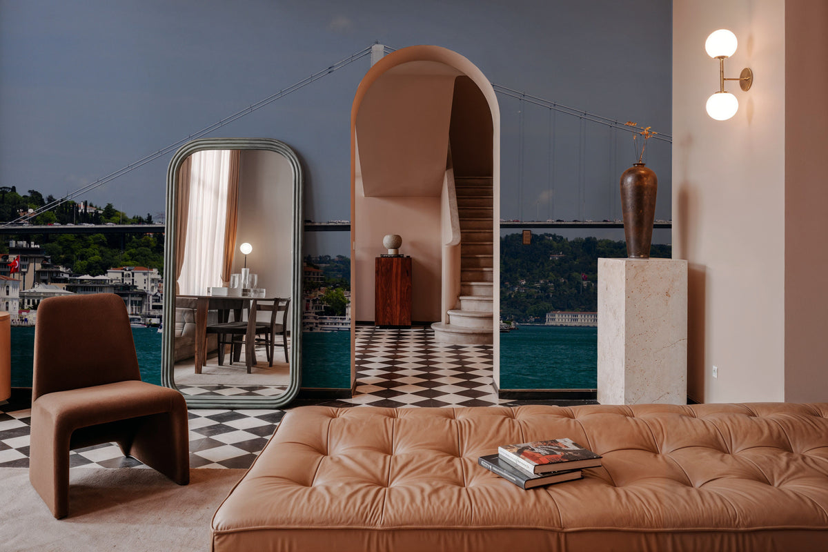 Harbor Bridge Majesty Mural Wallpaper - room preview 05