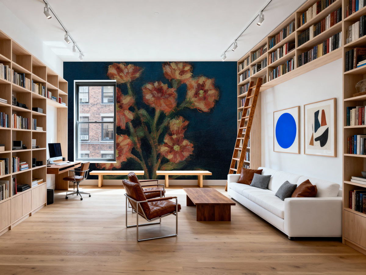 Autumn Blooms II Mural Wallpaper - room preview 05