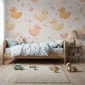 Cute Ducklings Mural Wallpaper - room preview 05