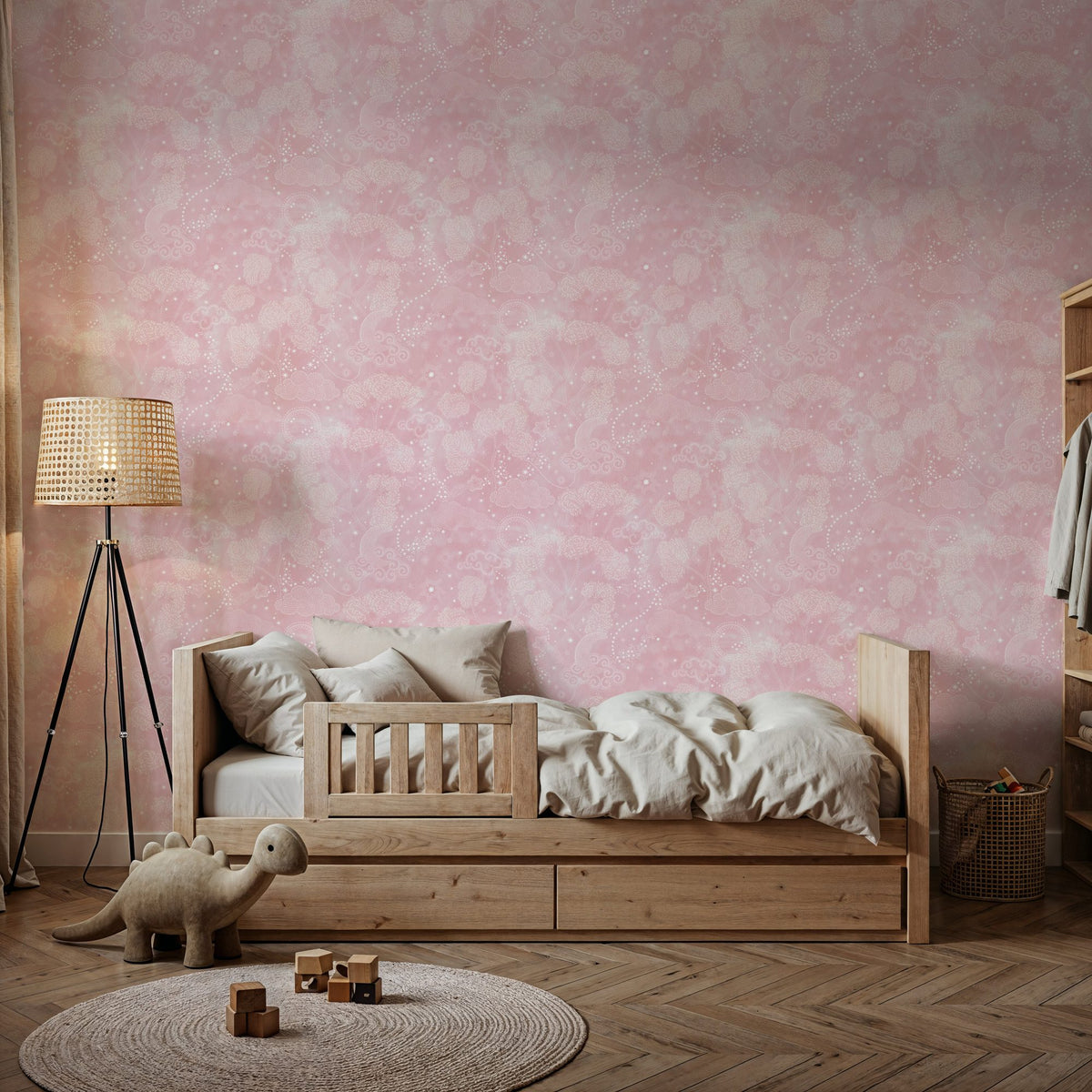 Moonlit Sky Petite, Ballet Slippers Mural Wallpaper - room preview 05