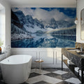 Moraine Lake Reflection Mural Wallpaper - room preview 05