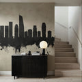 Los Angeles Skyline Concrete Mural Wallpaper - room preview 05