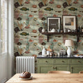 Under the Surface White Mural Wallpaper - room preview 05
