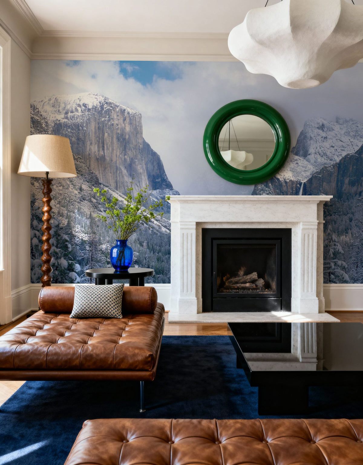 Yosemite Winter Mural Wallpaper - room preview 05