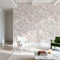 Cherry Tree Birds, Blush Pink Mural Wallpaper - room preview 05