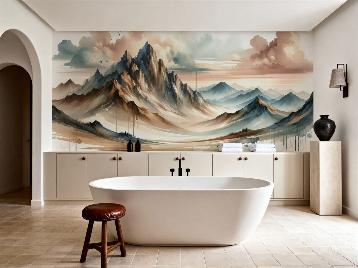 Mountain Majesty Mural Wallpaper - room preview 05
