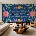 Bloom Bright IV Mural Wallpaper - room preview 05