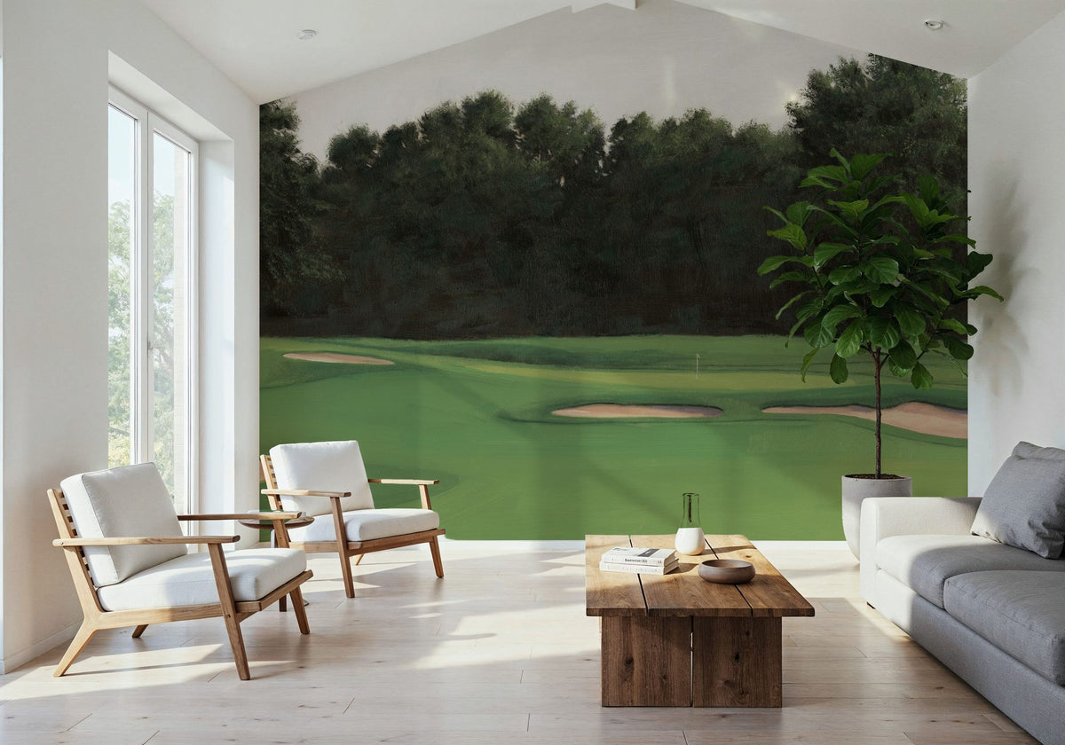 The Fairway IV Mural Wallpaper - room preview 05