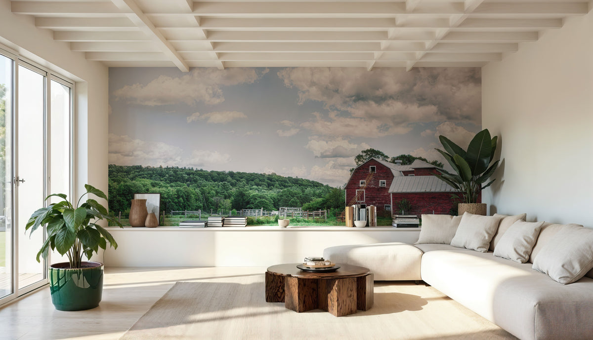 Cloud Harvest Mural Wallpaper - room preview 05