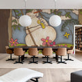 Seasonal Snowman VI Mural Wallpaper - room preview 05